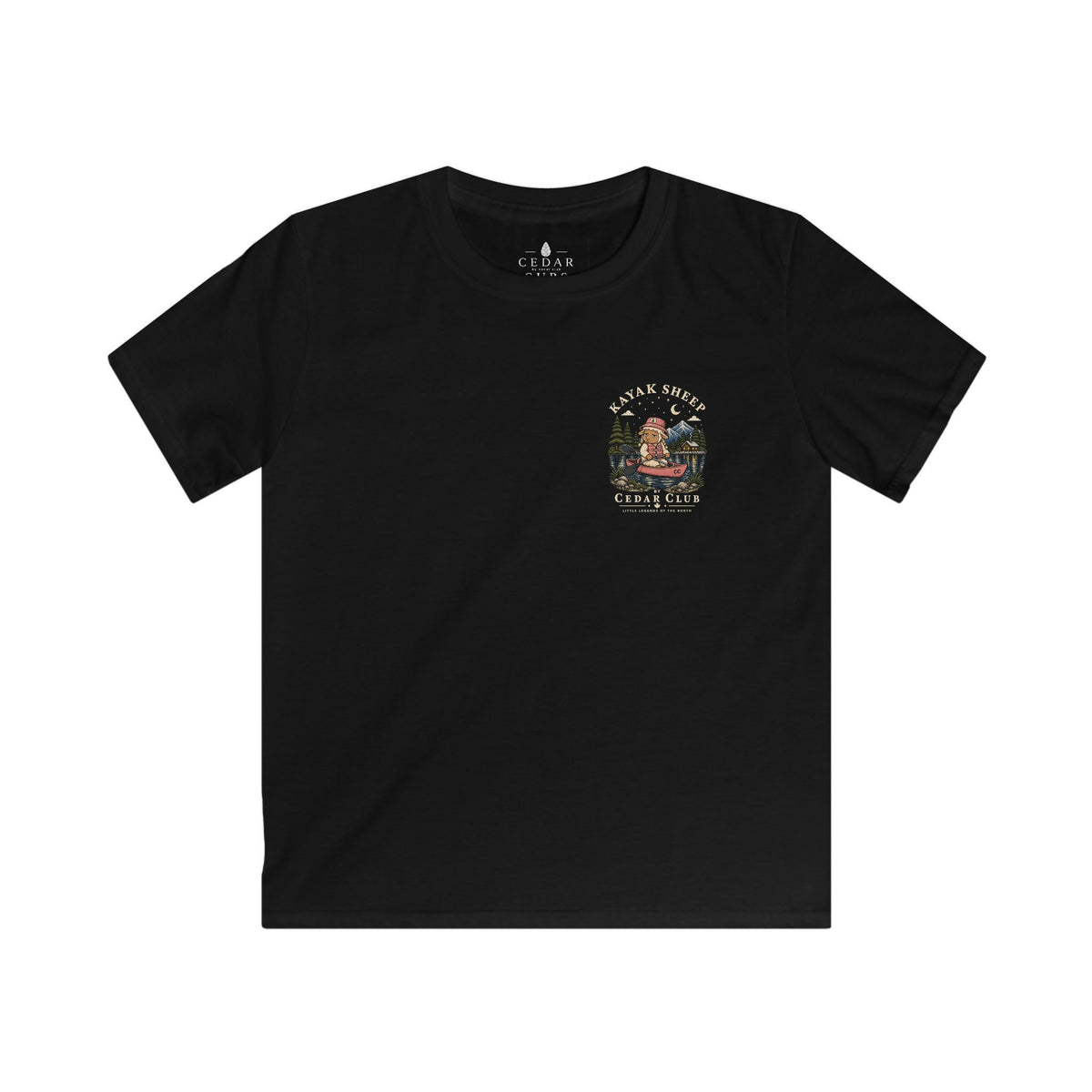 Kayak Sheep Kids T-shirt