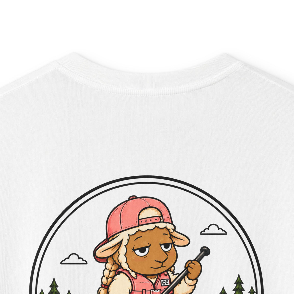 Paddle Board Sheep Kids T-shirt