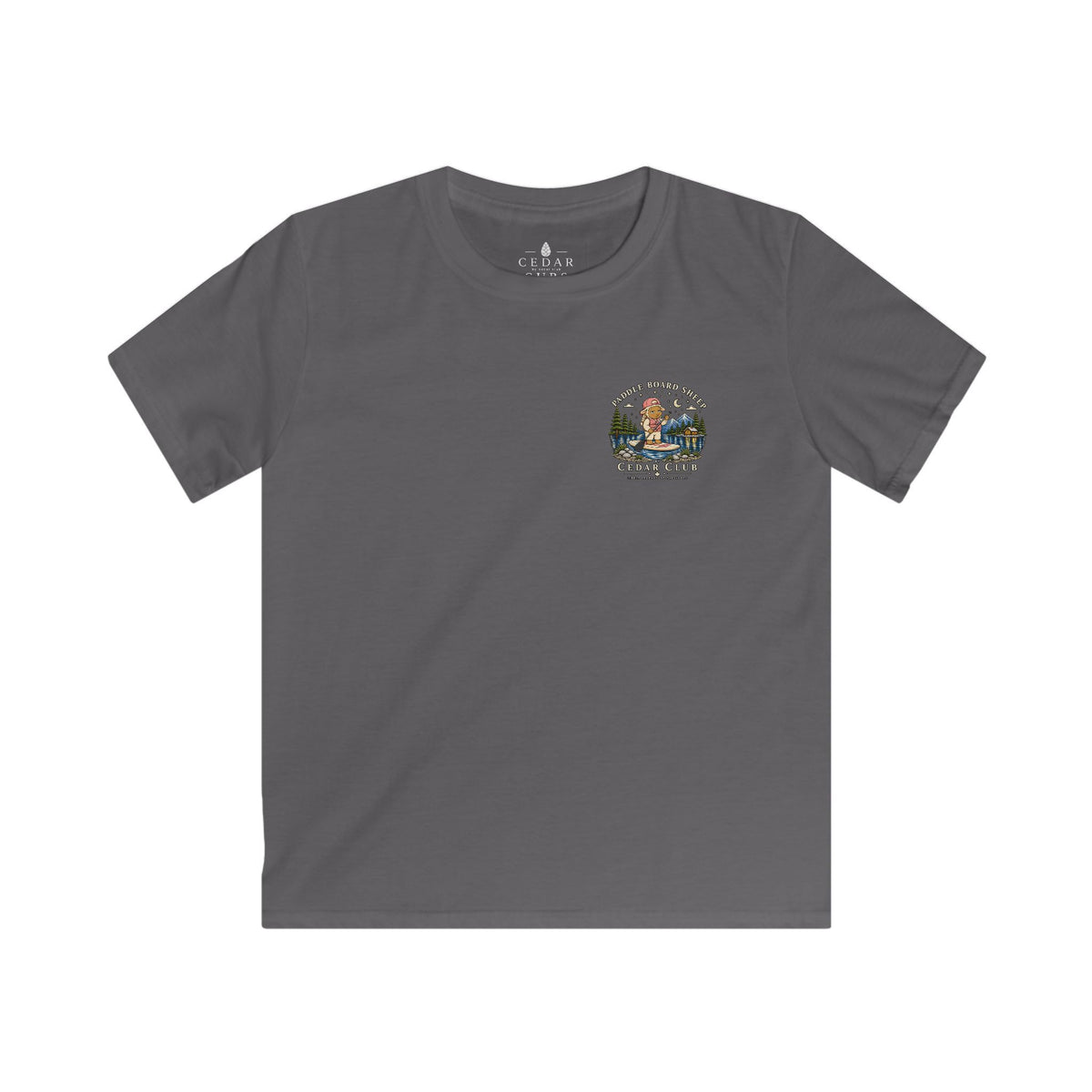 Paddle Board Sheep Kids T-shirt