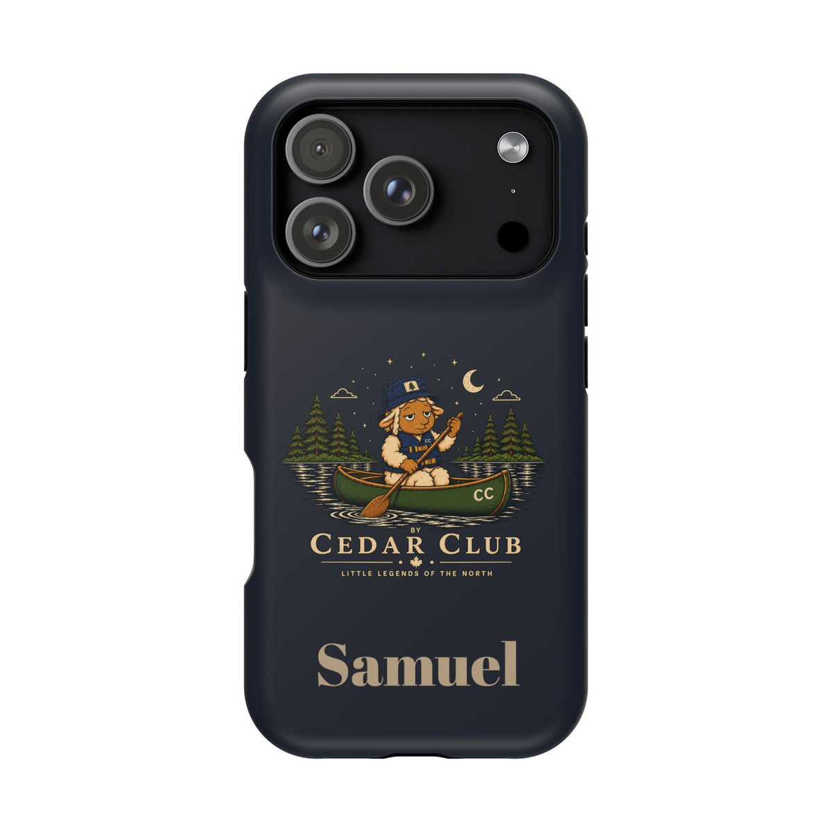 Personalized Canoeing Sheep Phone Case — Magnetic Impact-Resistant
