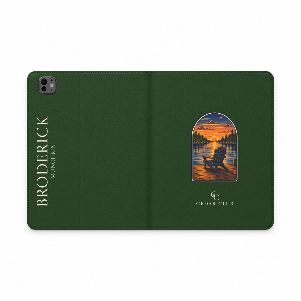 Personalized Tablet Folio Case — Lakeside Moments Design