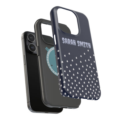 Halloween Ghost Magnetic Impact Phone Case — Custom Name
