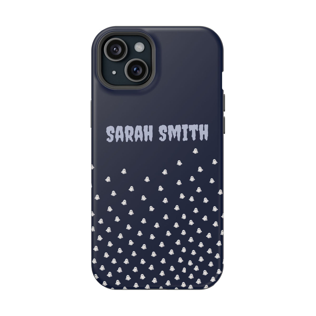 Halloween Ghost Magnetic Impact Phone Case — Custom Name