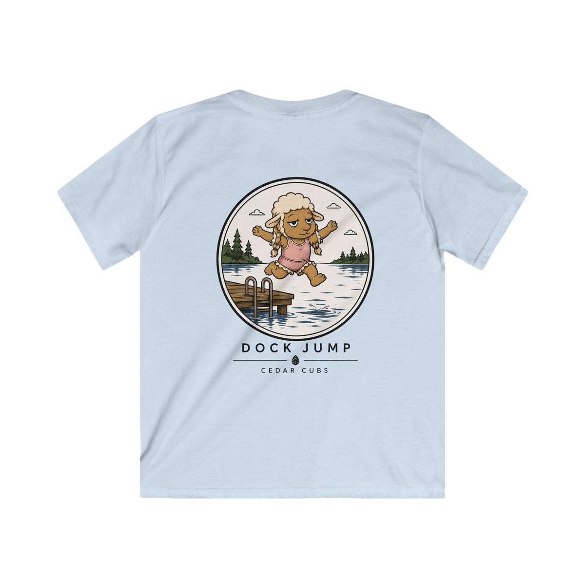 Dock Jump Sheep Kids T-shirt