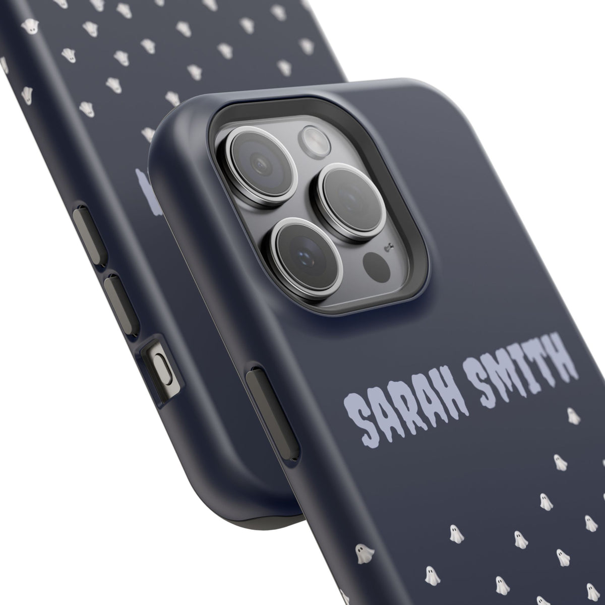 Halloween Ghost Magnetic Impact Phone Case — Custom Name