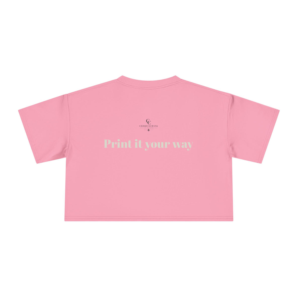 Personalized Crop Tee