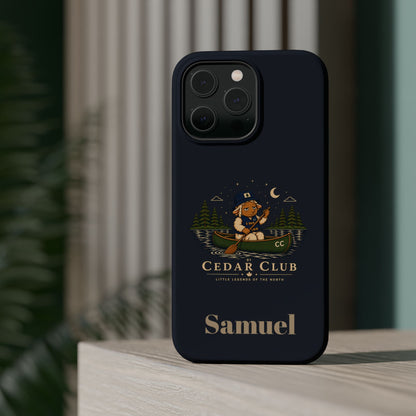 Personalized Canoeing Sheep Phone Case — Magnetic Impact-Resistant