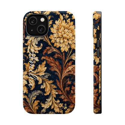 Floral Baroque Magnetic Impact-Resistant Phone Case