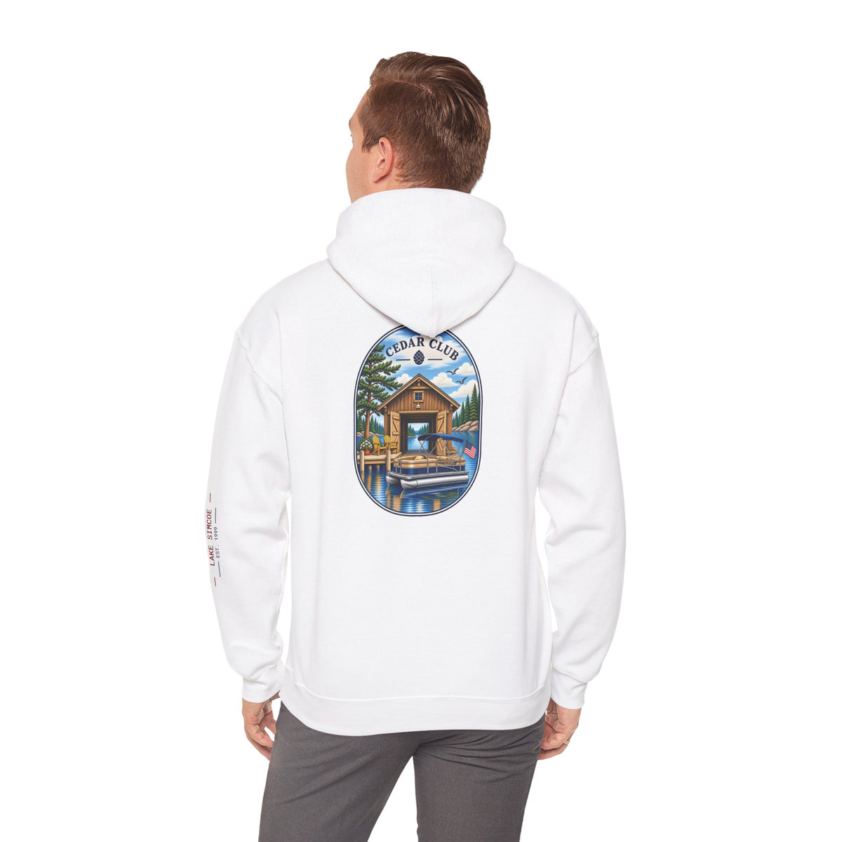 Pontoon Boat Heavy Blend™ Hooded Sweatshirt