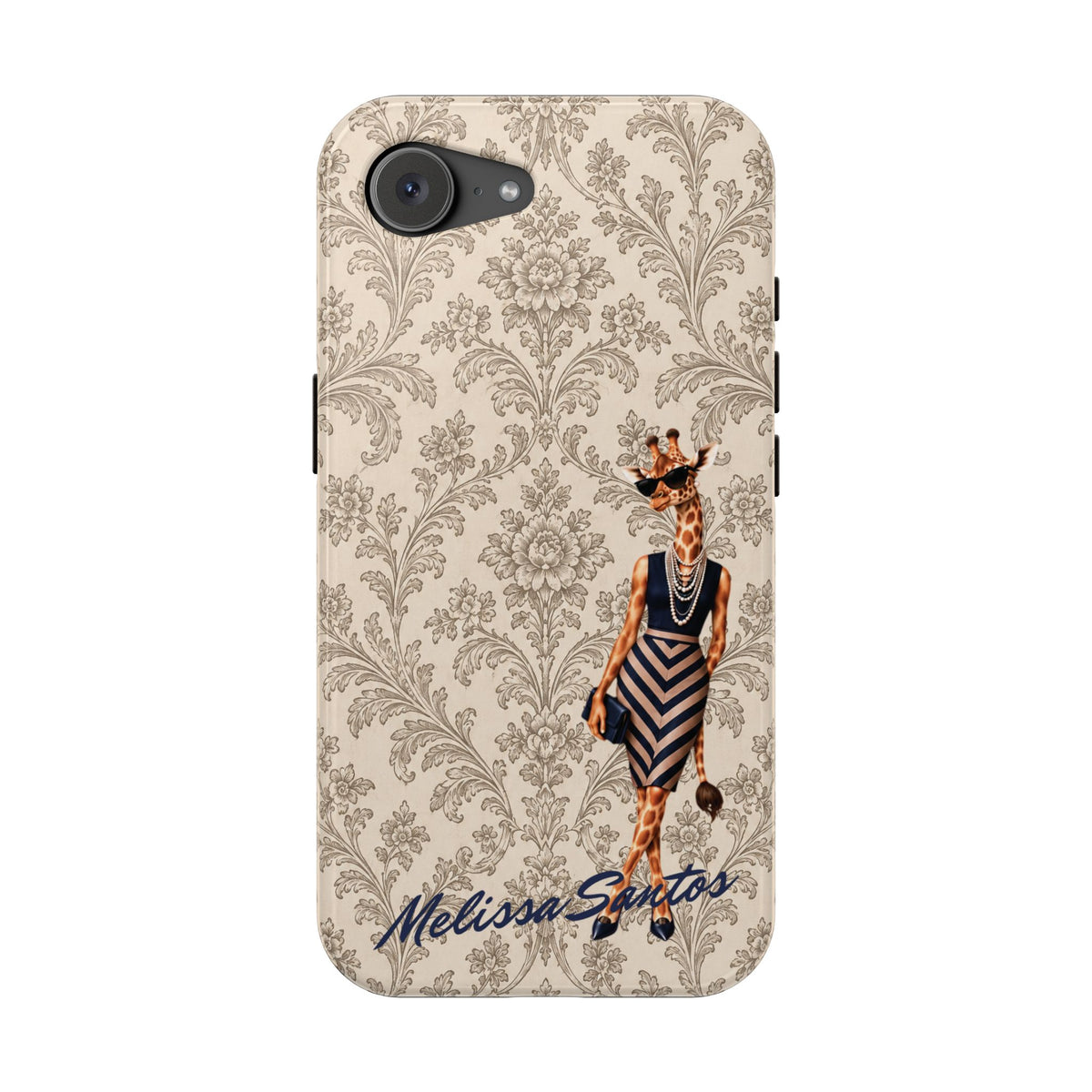 Personalized Giraffe Phone Case — Leopard Print Magnetic Impact-Resistant