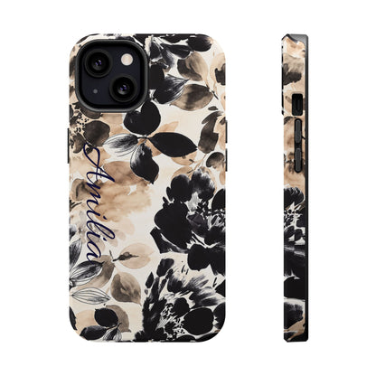 Floral Watercolor Magnetic Impact Phone Case