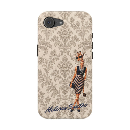 Personalized Giraffe Phone Case — Leopard Print Magnetic Impact-Resistant