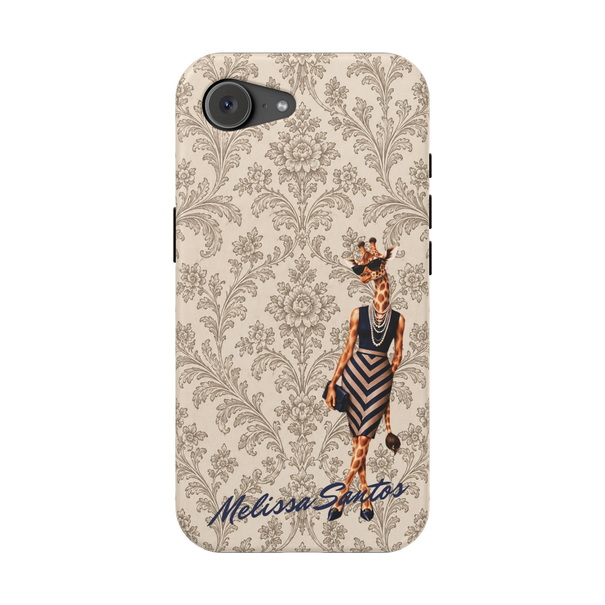 Personalized Giraffe Phone Case — Leopard Print Magnetic Impact-Resistant