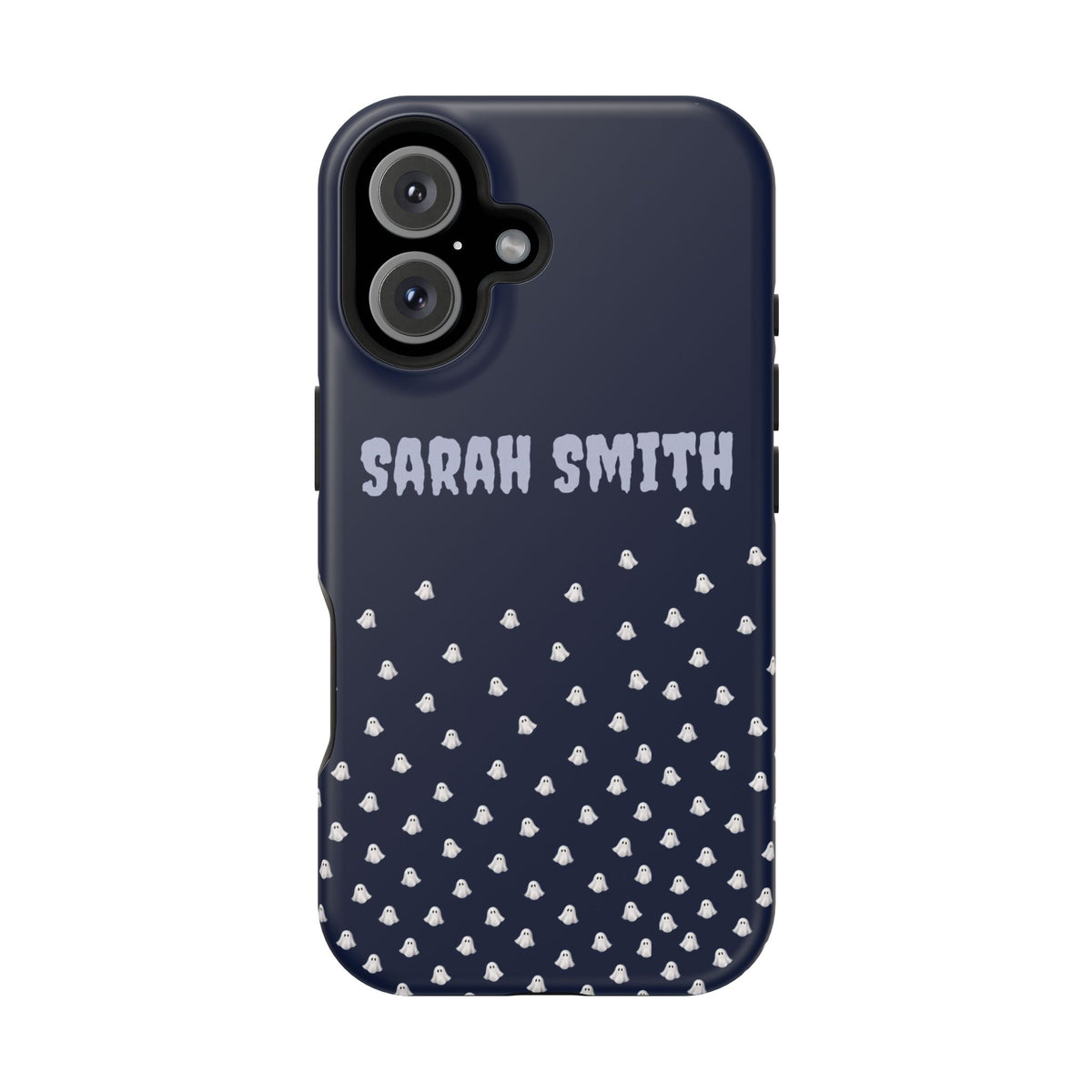 Halloween Ghost Magnetic Impact Phone Case — Custom Name
