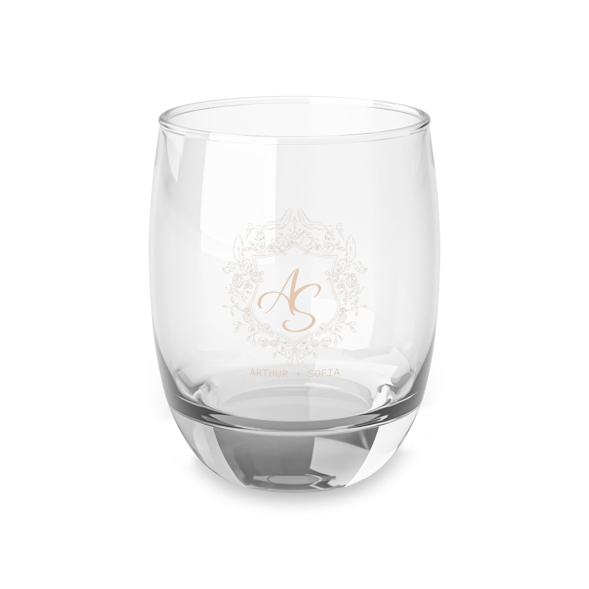 Monogram Whiskey Glass — Personalized Initials Lowball Glass