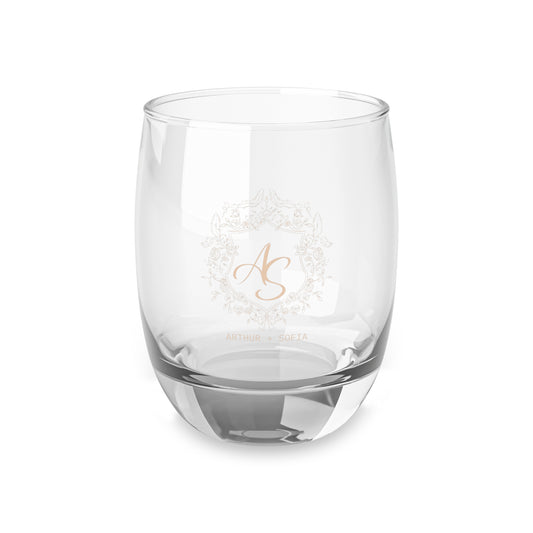 Monogram Whiskey Glass — Personalized Initials Lowball Glass