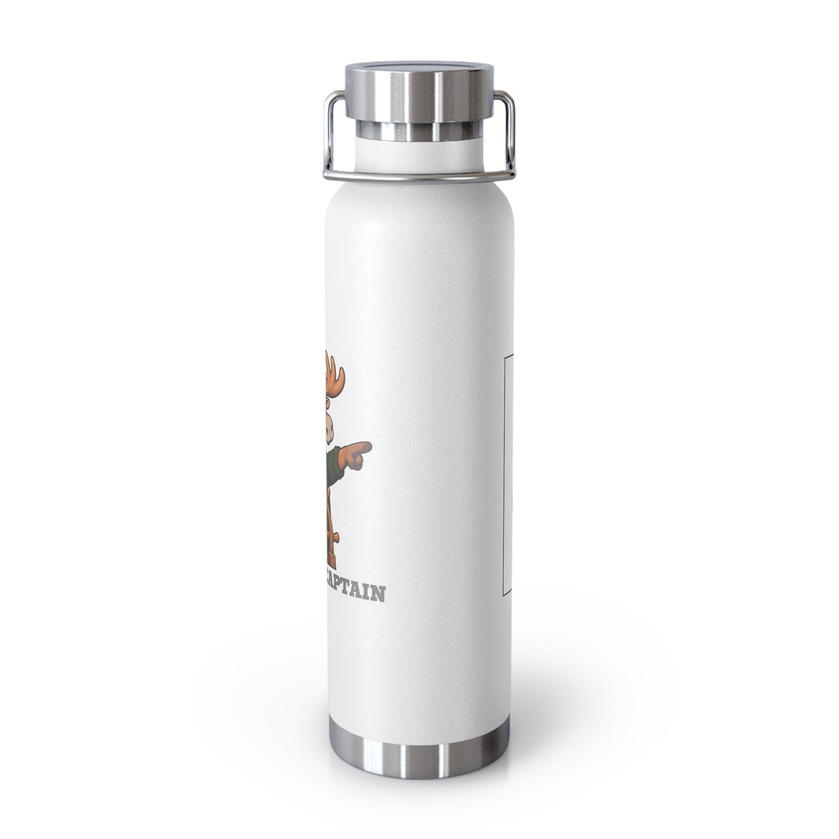 Copper Vacuum Insulated Bottle, 22oz - Trust the Captain