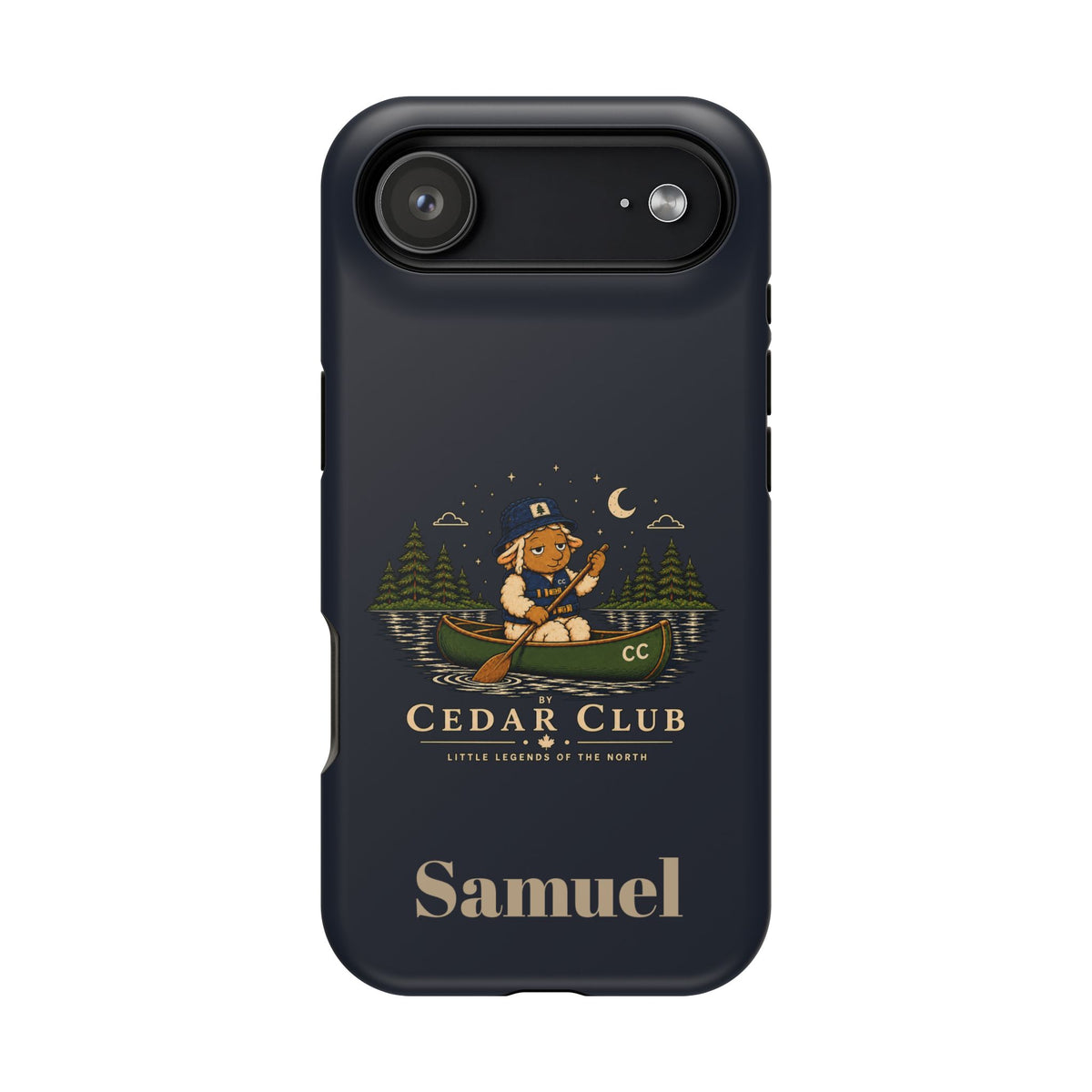 Personalized Canoeing Sheep Phone Case — Magnetic Impact-Resistant