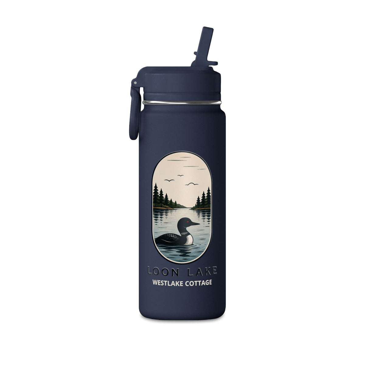 20oz Insulated Mini Bottle - LOON LAKE