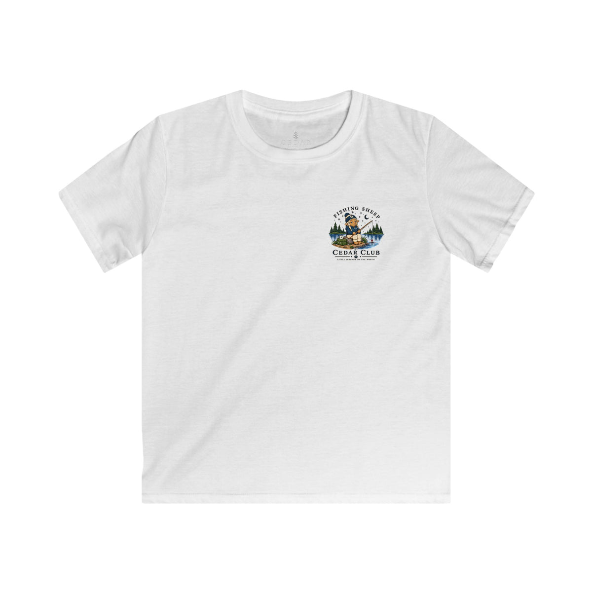 Fishing Sheep Kids T-shirt