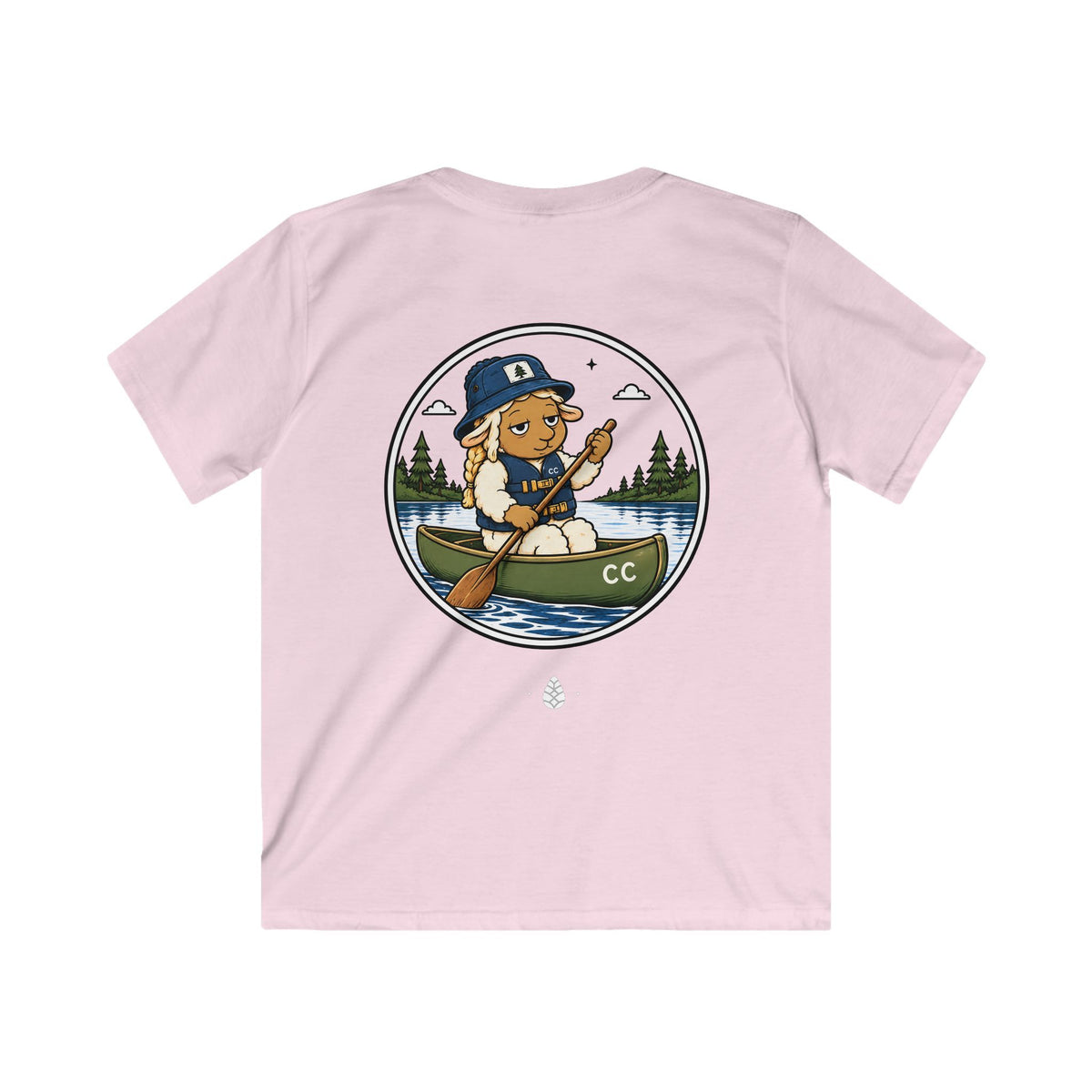 Canoe Sheep Kids T-shirt
