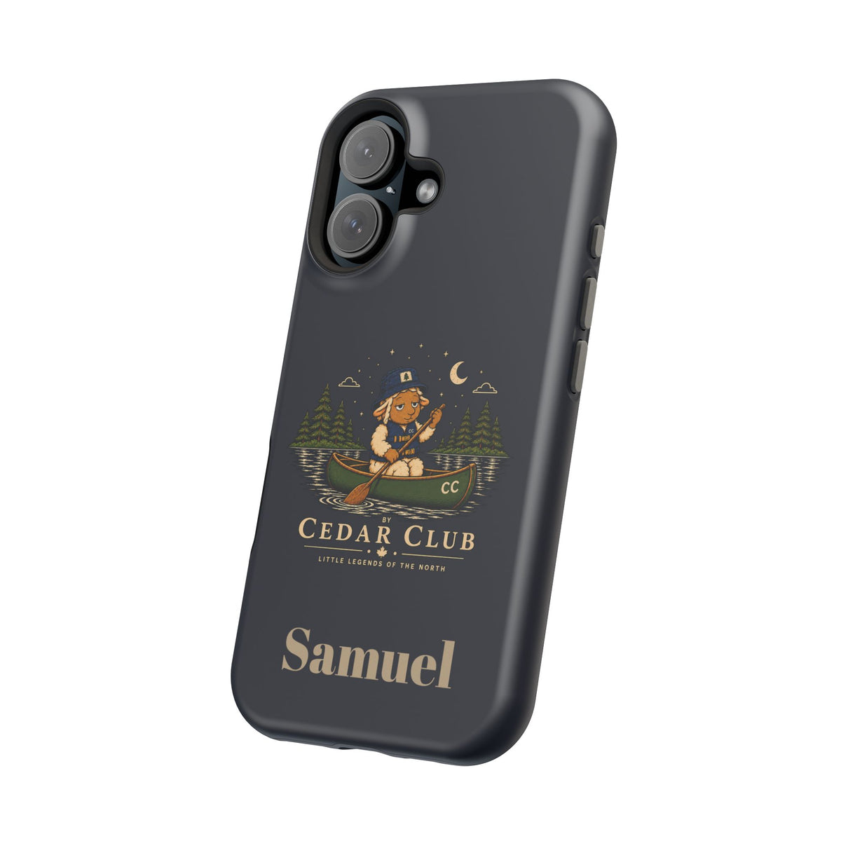 Personalized Canoeing Sheep Phone Case — Magnetic Impact-Resistant