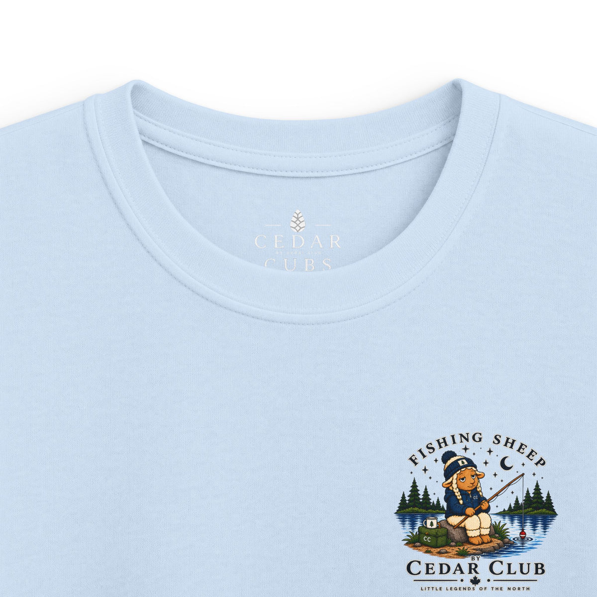 Fishing Sheep Kids T-shirt