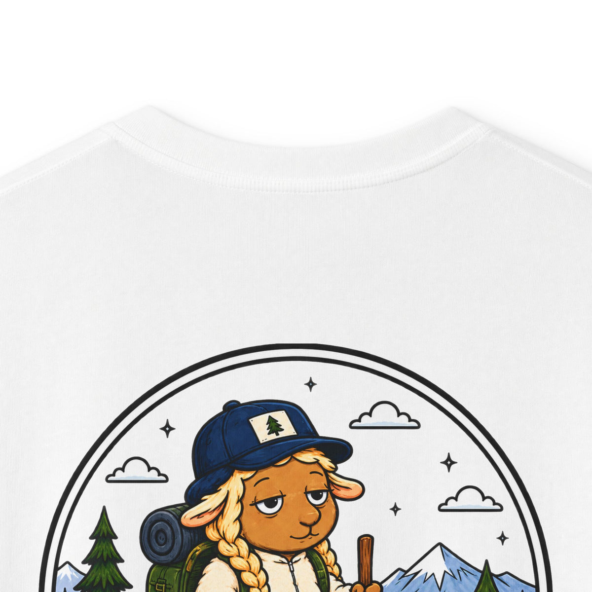 Hiking Sheep Kids T-shirt