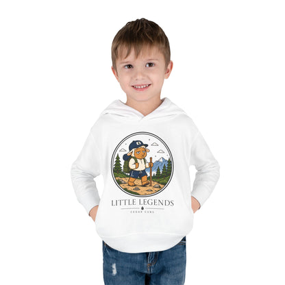Toddler Hoodie — 'Little Legends' Hiker Design | Cedar Cubs Personalized Pullover