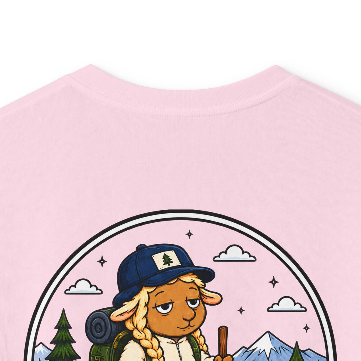 Hiking Sheep Kids T-shirt