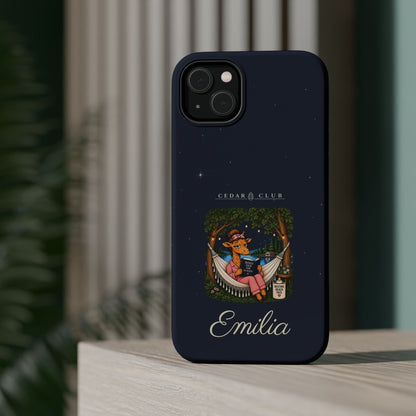 Personalized Resting Beach Face Phone Case — Magnetic Impact-Resistant