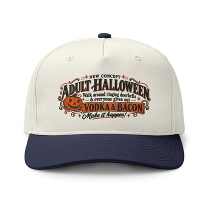Adult Halloween Vodka & Bacon Two-Tone Cap