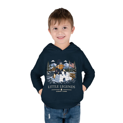 Toddler Hoodie — 'Little Legends' Snow Fort Design | Personalized Pullover