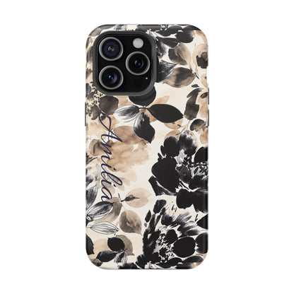 Floral Watercolor Magnetic Impact Phone Case