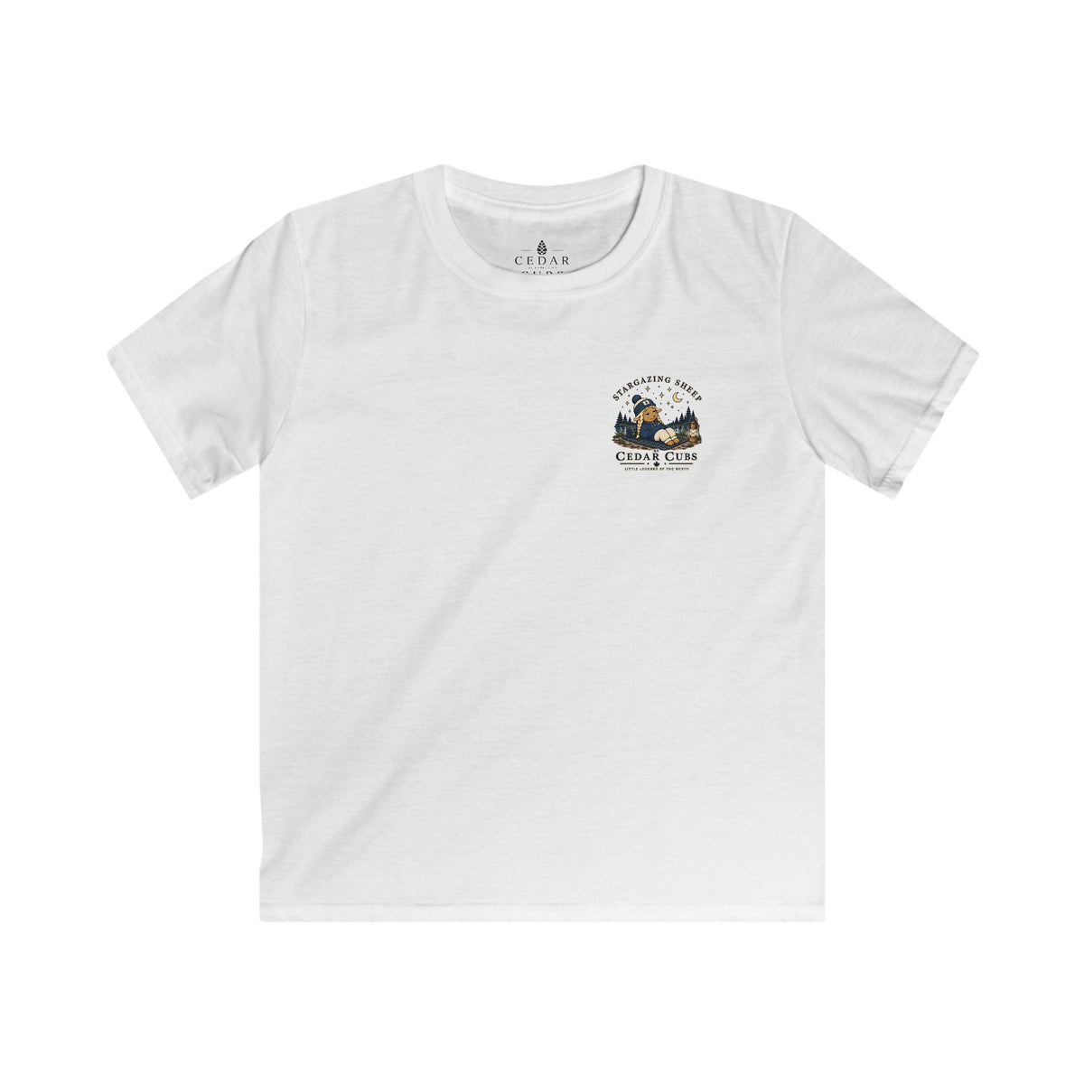 Stargazing Sheep Kids T-shirt