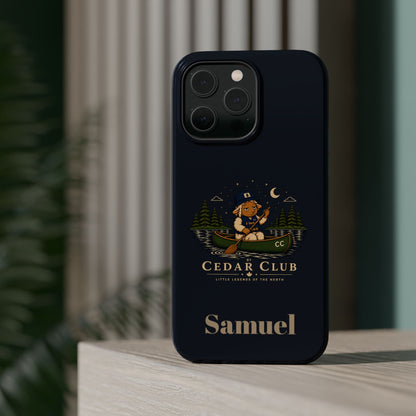 Personalized Canoeing Sheep Phone Case — Magnetic Impact-Resistant