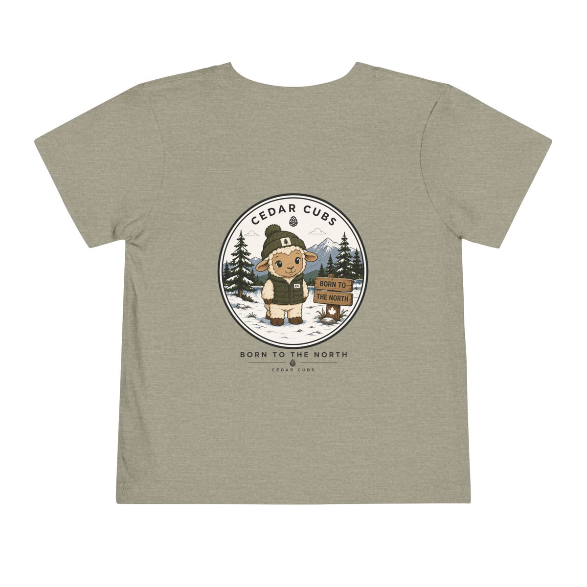 Toddler Tee — 'Cedar Cubs' Graphic (Born to the North)