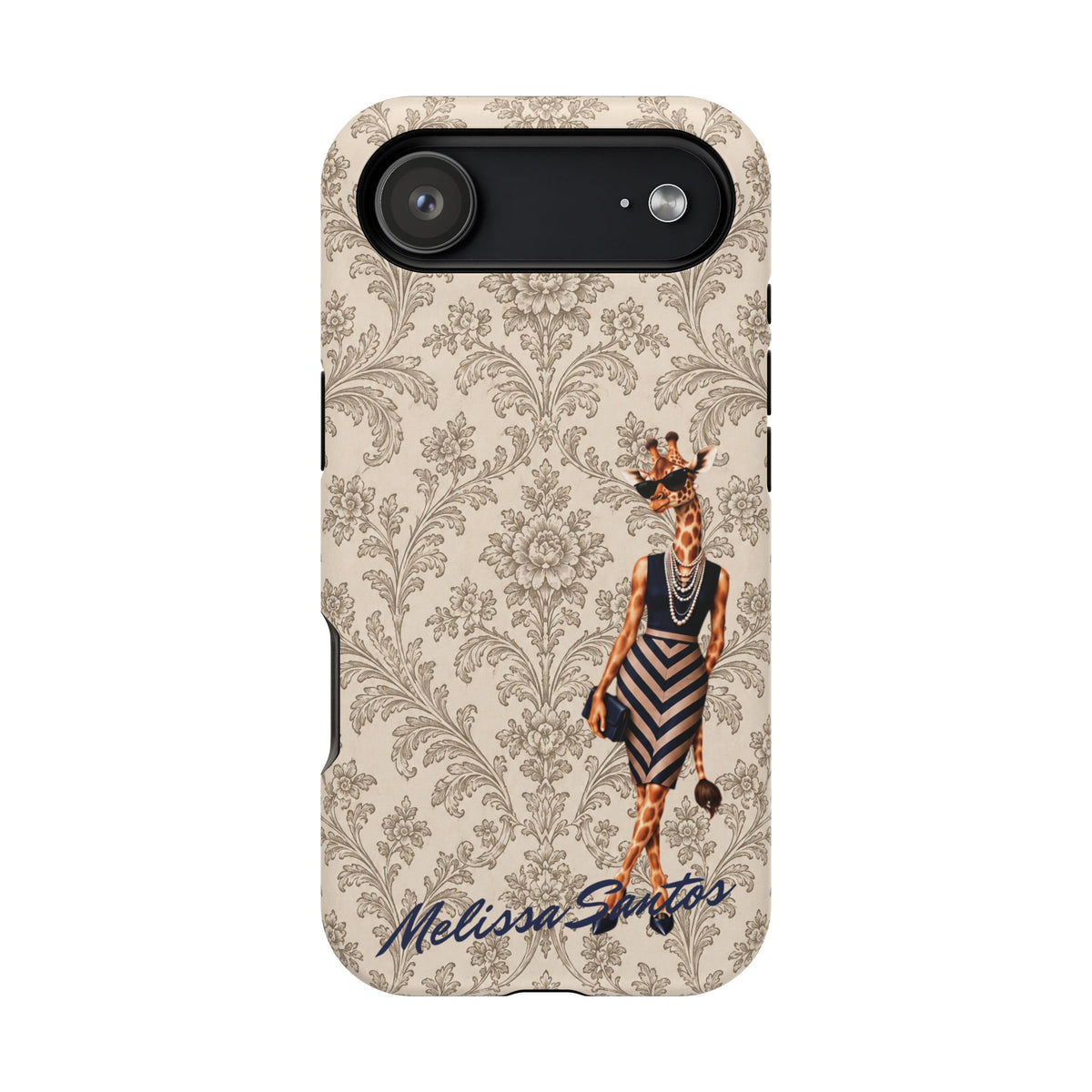 Personalized Giraffe Phone Case — Leopard Print Magnetic Impact-Resistant