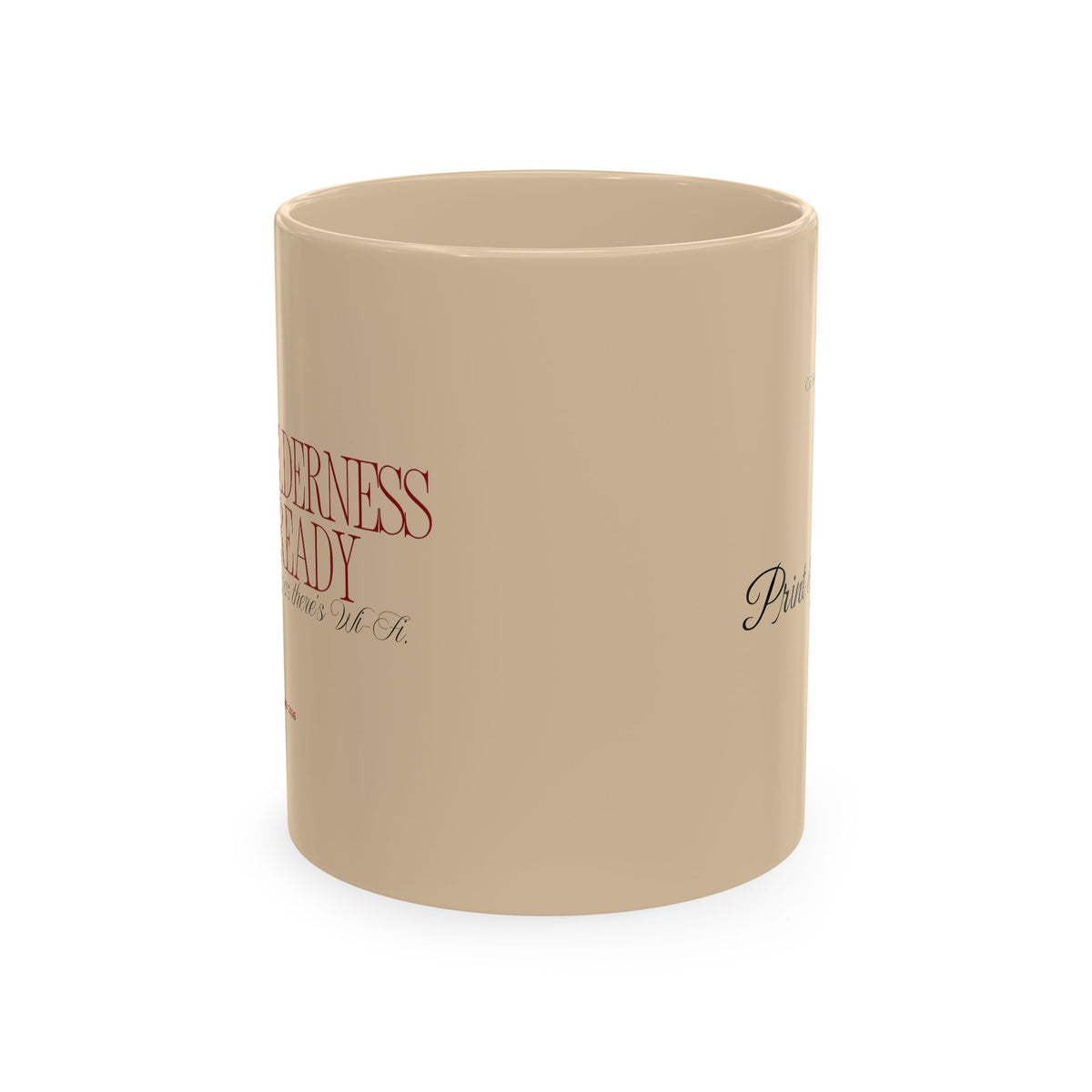 Traditional Ceramic Mug - Wilderness Ready