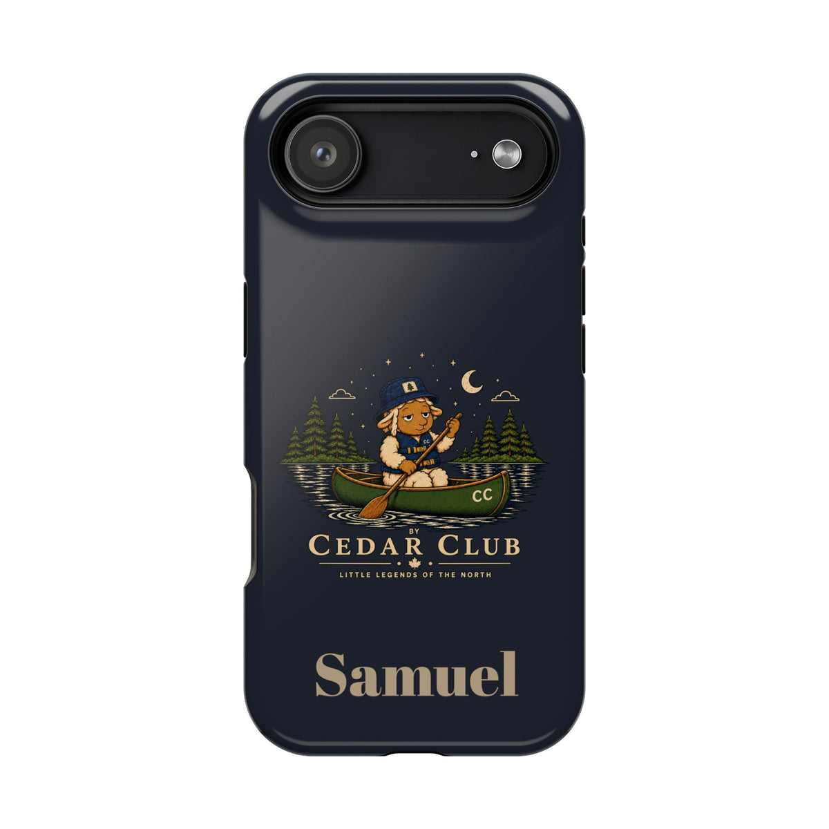 Personalized Canoeing Sheep Phone Case — Magnetic Impact-Resistant