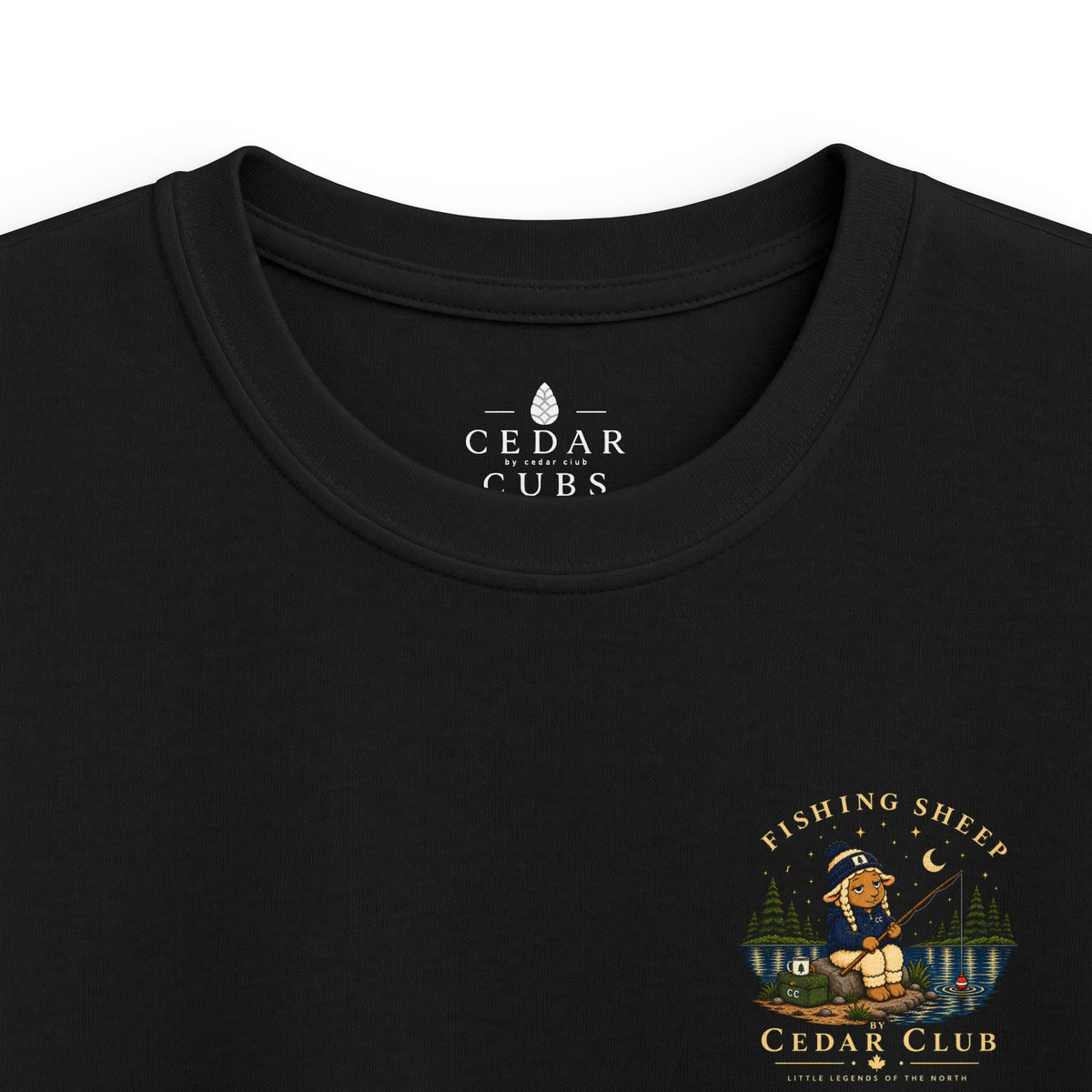 Fishing Sheep Kids T-shirt