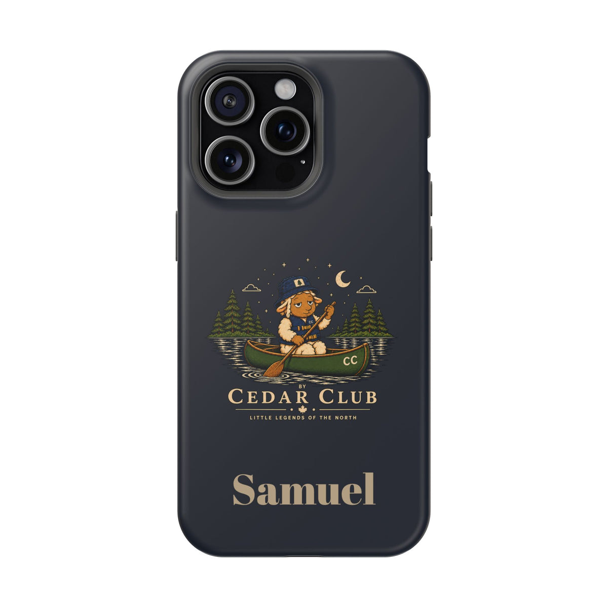 Personalized Canoeing Sheep Phone Case — Magnetic Impact-Resistant