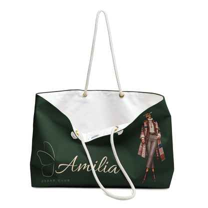 Weekender Bag — Personalized Green Travel Tote