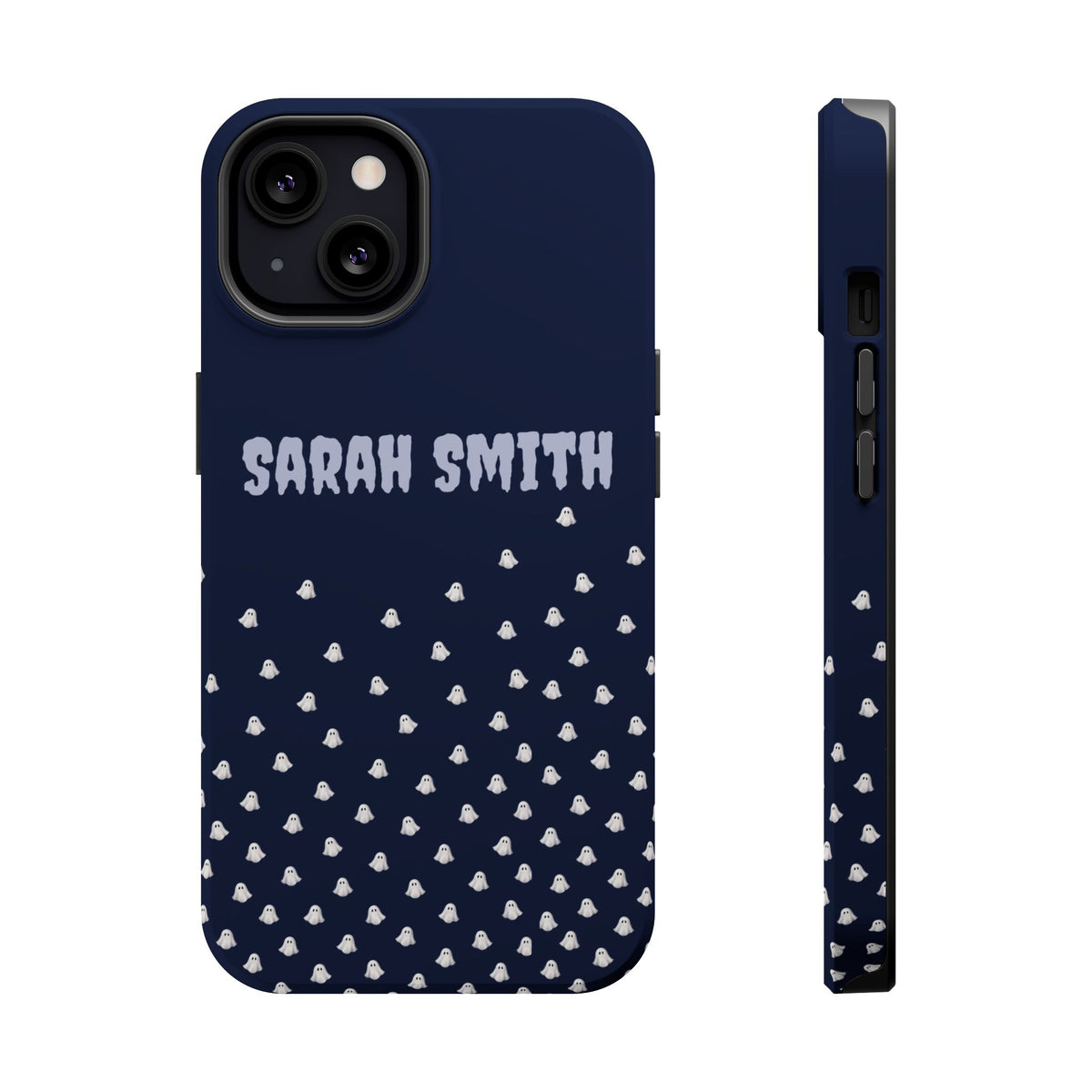 Halloween Ghost Magnetic Impact Phone Case — Custom Name