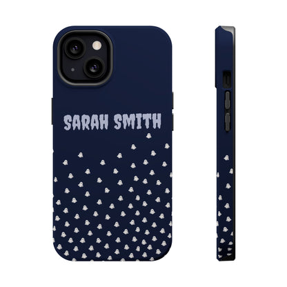 Halloween Ghost Magnetic Impact Phone Case — Custom Name
