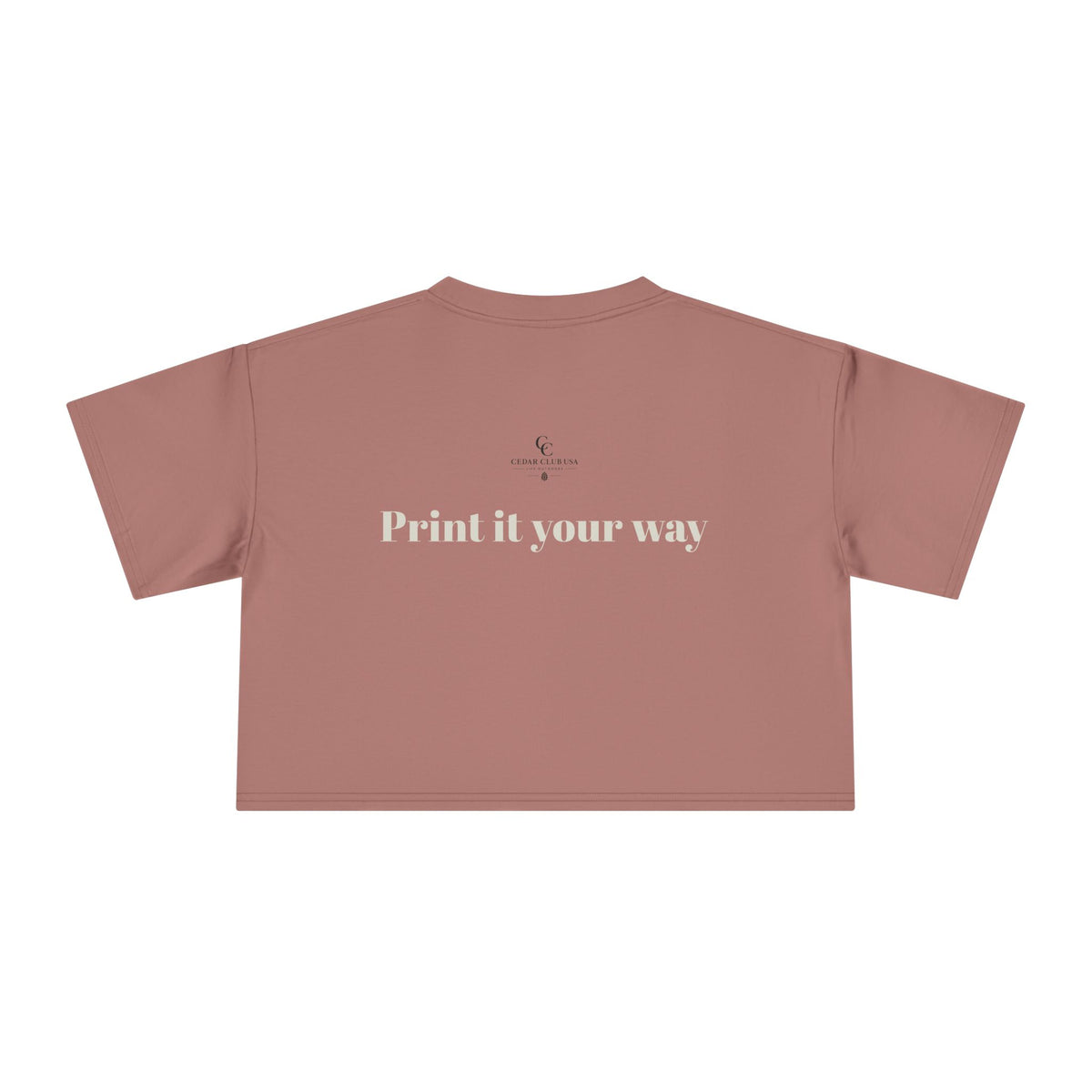 Personalized Crop Tee