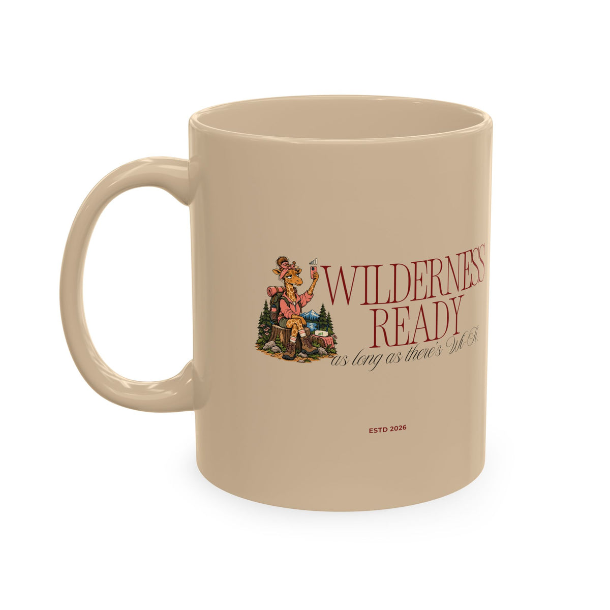 Traditional Ceramic Mug - Wilderness Ready