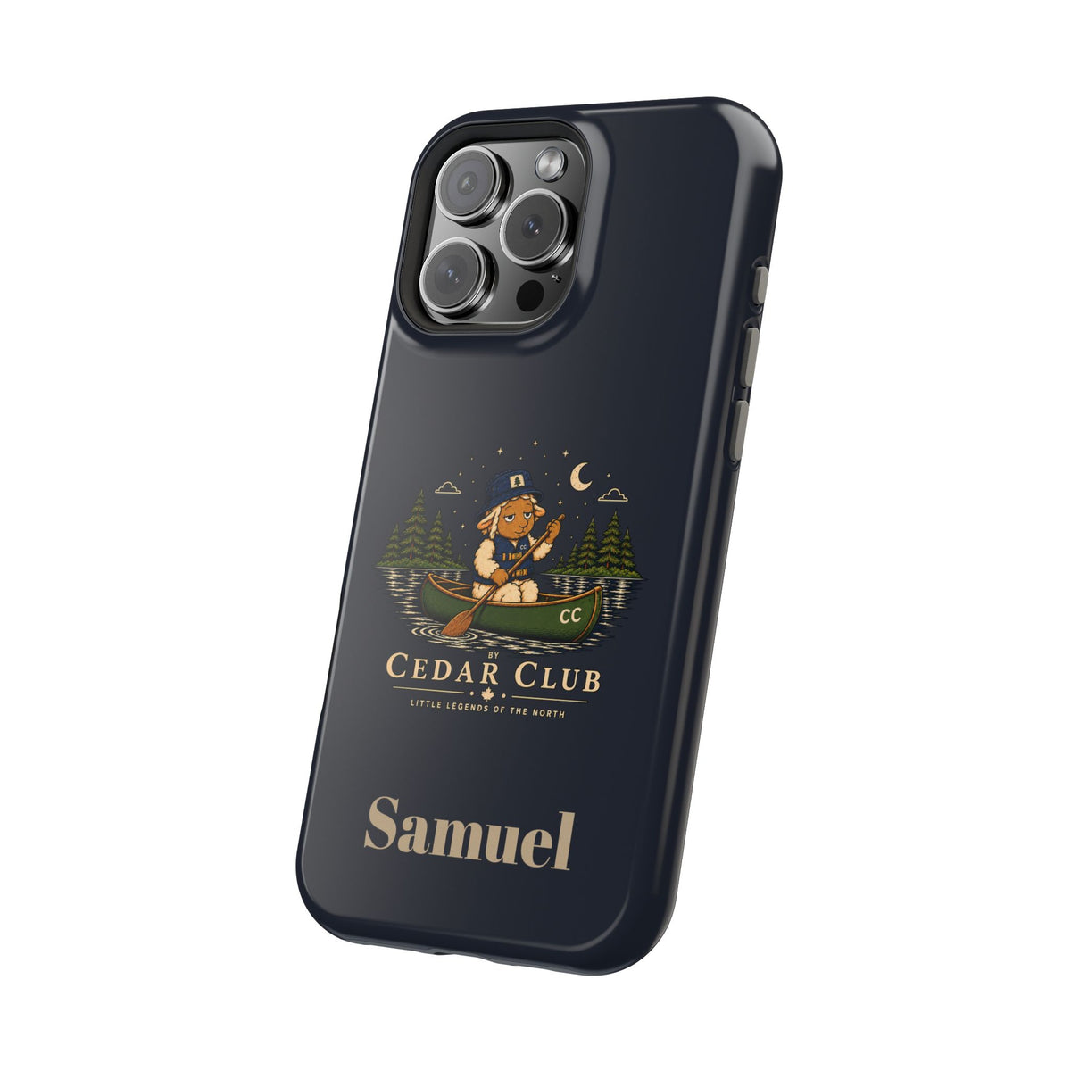 Personalized Canoeing Sheep Phone Case — Magnetic Impact-Resistant