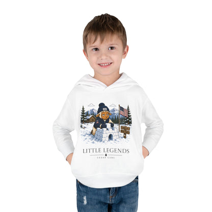 Toddler Hoodie — 'Little Legends' Snow Fort Design | Personalized Pullover