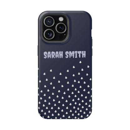 Halloween Ghost Magnetic Impact Phone Case — Custom Name